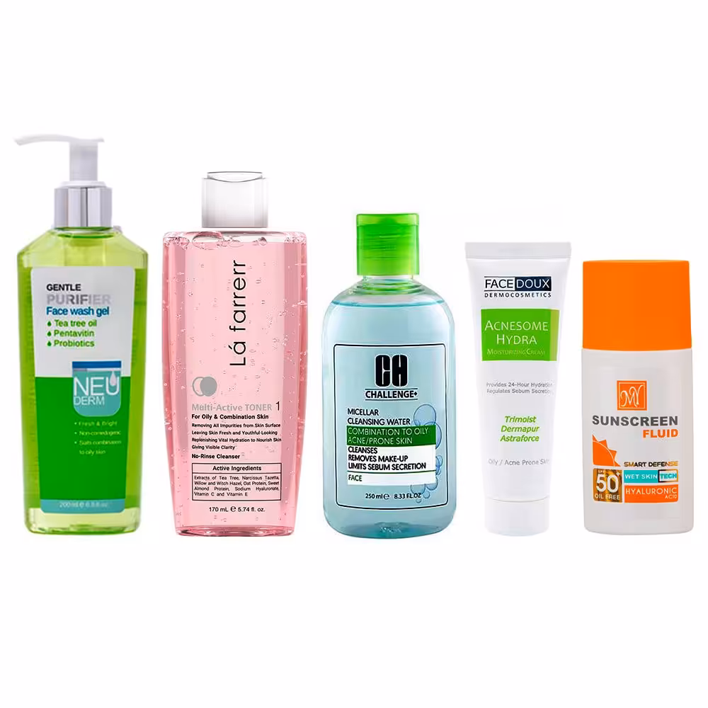 روتین پوستی روزانه مناسب پوست چرب