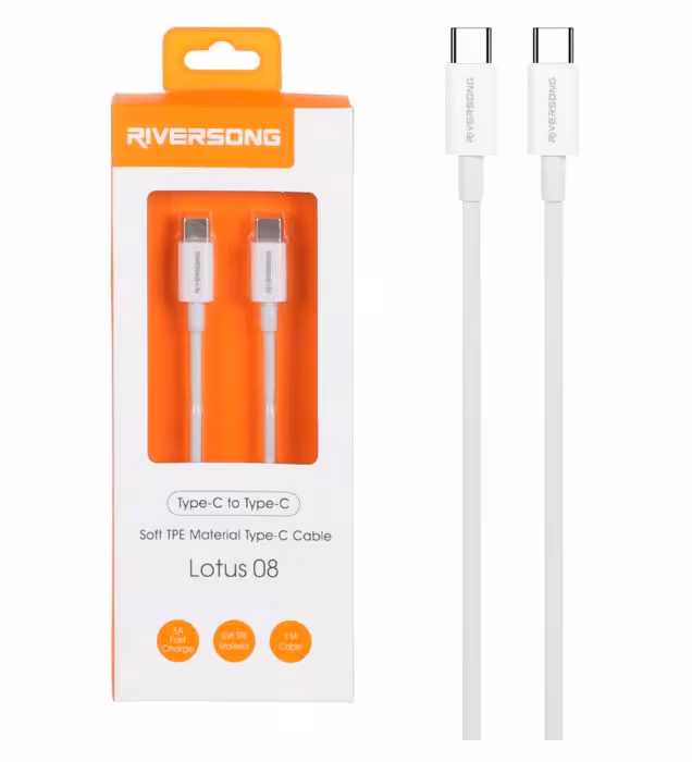 کابل شارژ فست تایپ سی به تایپ سی ریورسانگ مدل Lotus 08 CT76