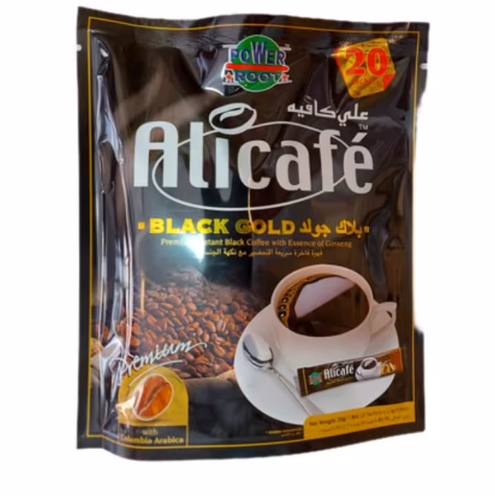 پودر قهوه فوری بلک گلد علی کافه(20 عددی)