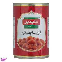 کنسرو لوبیا دلپذیر وزن ۴۲۰ گرم