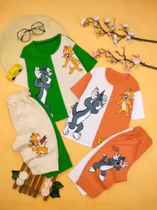 تیشرت وشلوارک موش وگربه