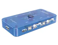 کی وی ام سوییچ 4 پورت V-net مدل Auto USB