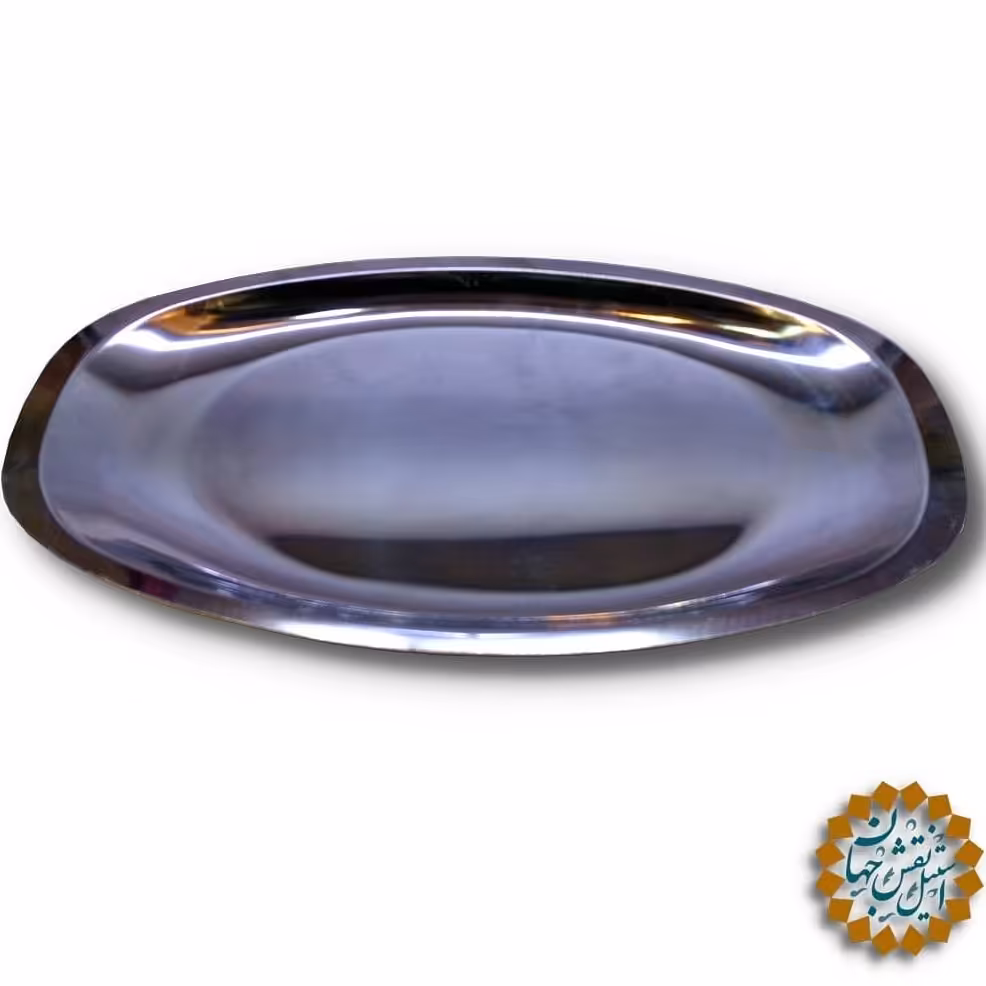  دیس استیل ضخیم (33 )به طول 32 سانت و عرض 16 سانت 