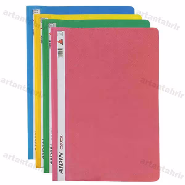 پوشه پلاستیکی شفاف آیدین بسته 50عددی