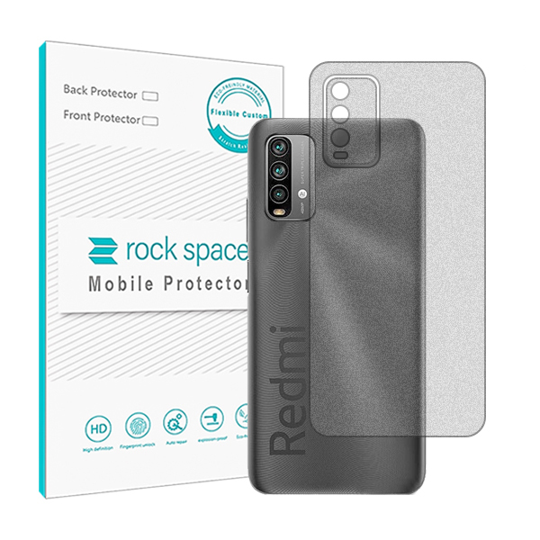 گلس محافظ پشت گوشی شیائومی Redmi Note 9 4G مدل نانو هیدروژل مات برند راک اسپیس کد 10706S