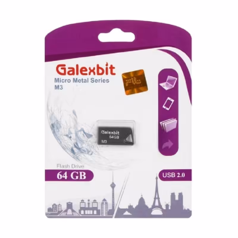 فلش مموری مدل GalexBit Metal M3 32GB