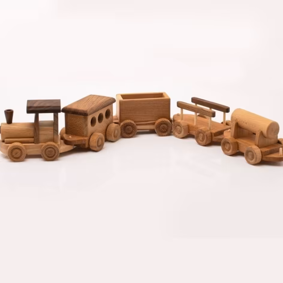 اسباب بازی چوبی قطار
