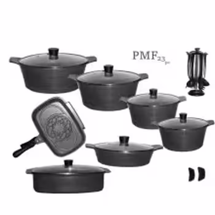 سرویس قابلمه چدن 23 پارچه PMF