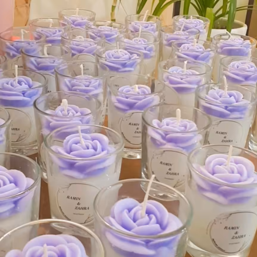 گیفت عروسی(شمع شات معطر)