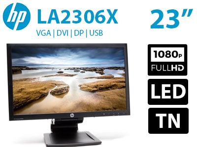 مانیتور HP LA2306X اچ پی 23 اینچ استوک W-LED FHD TN 5ms