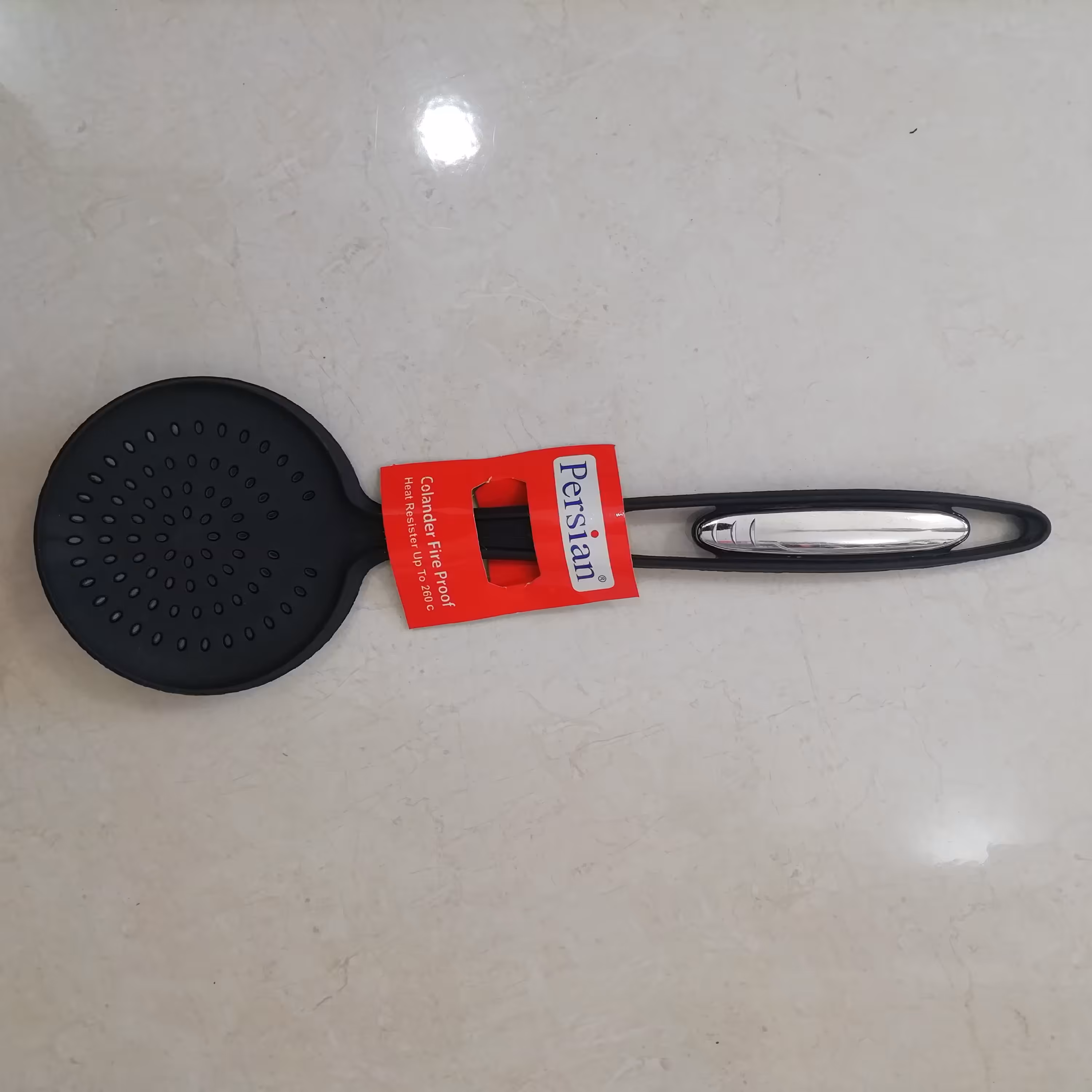 کفگیر گرد سوراخدار  تفلون نسوز 