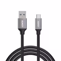 کابل شارژ  1 متری آکی  Aukey USB To USB-C  مدل  CB-CD2  مشکی