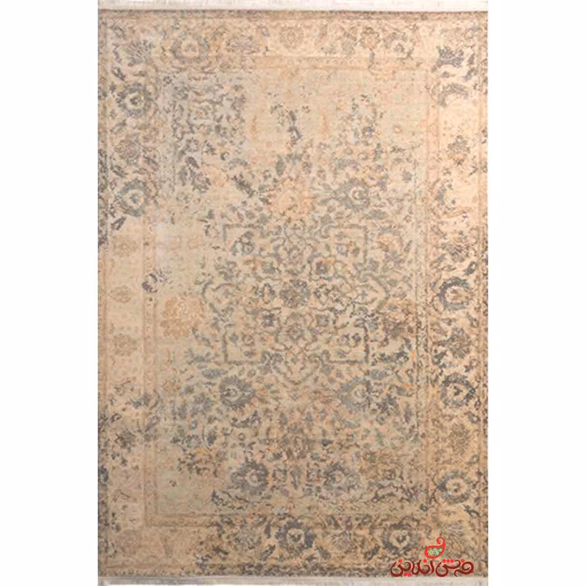 فرش ماشینی کلاریس کلکسیون کهنه نما کد  100615