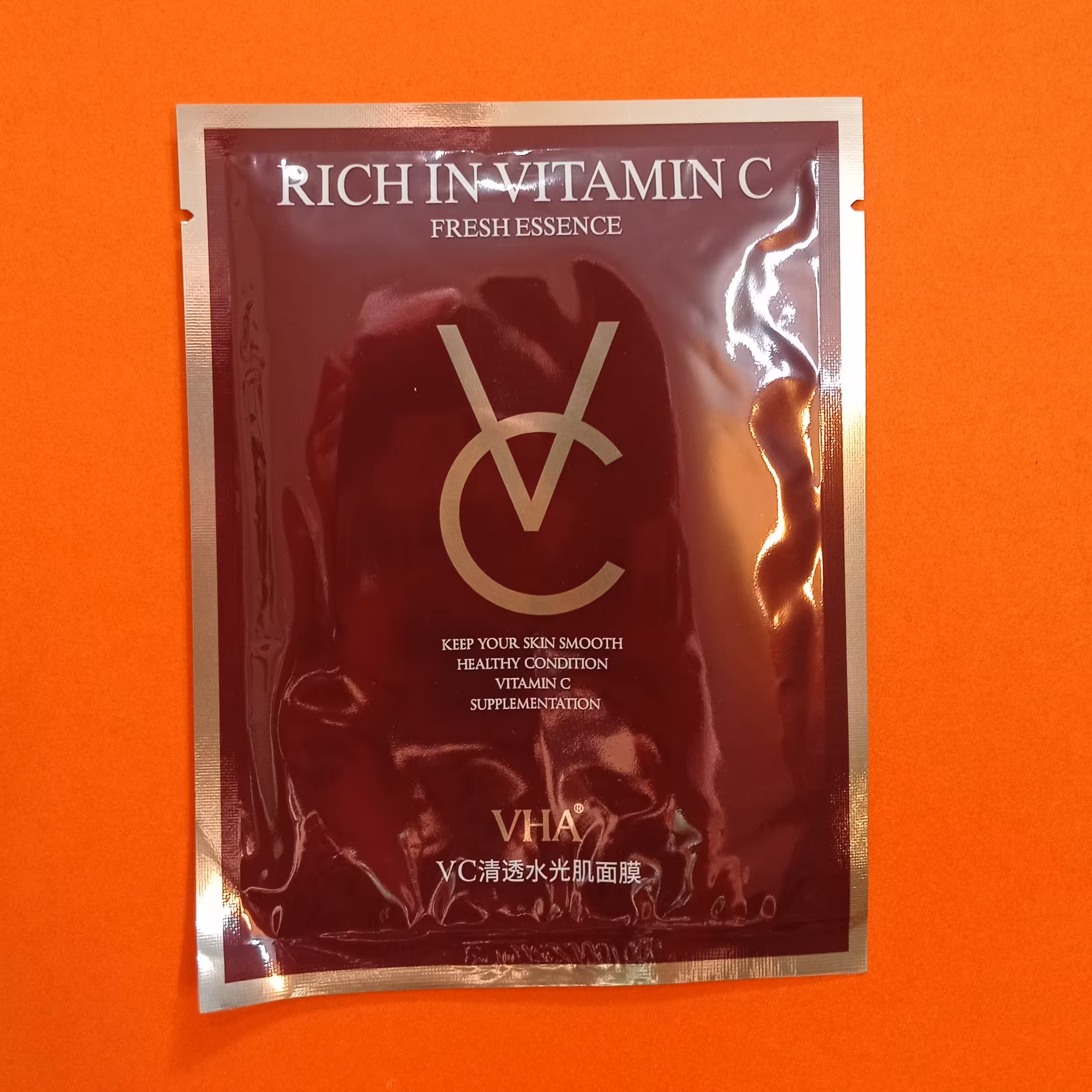 ماسک ویتامین سی ماسک. ورقه ای ویتامین سی بیواکوا