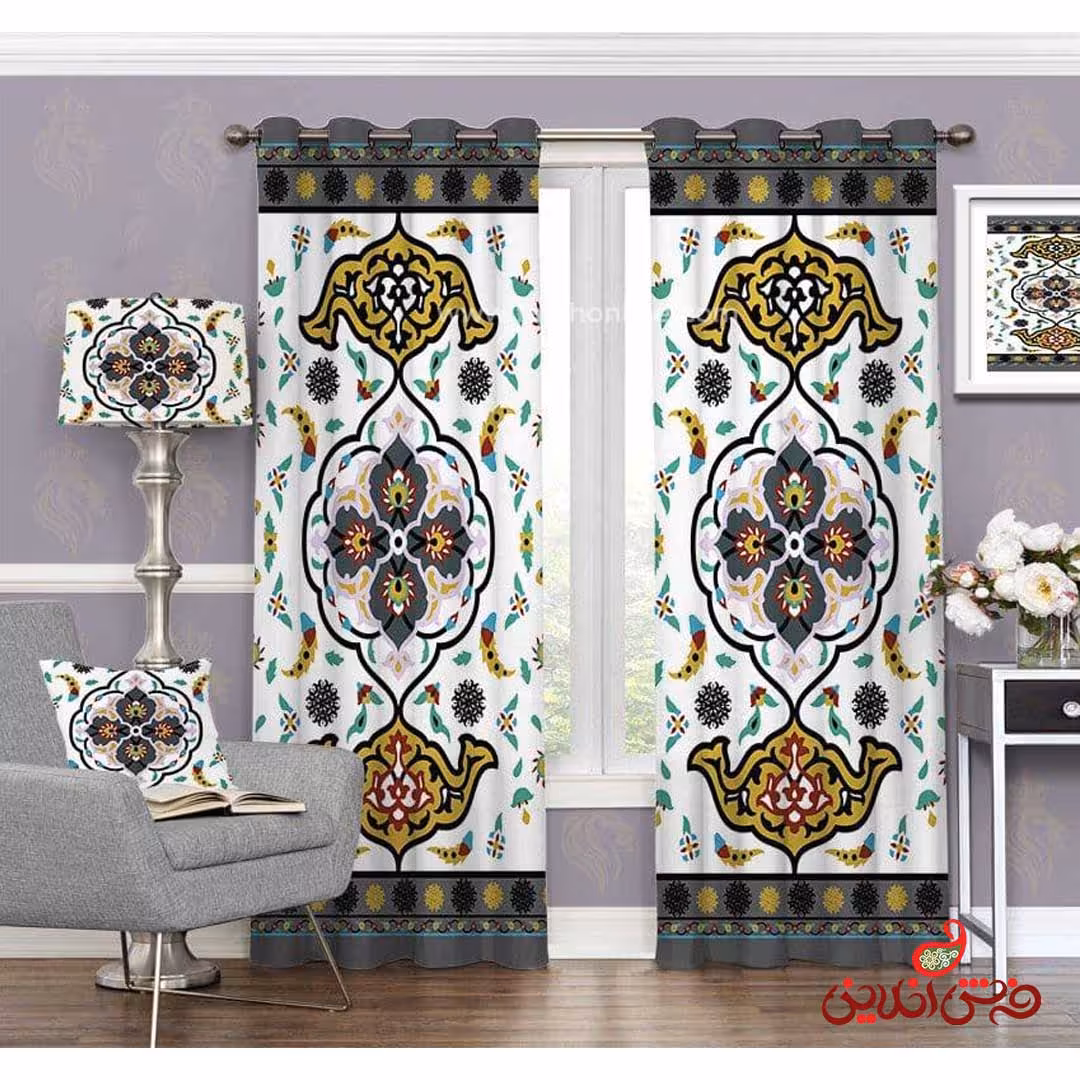 پرده سنتی کد 3298