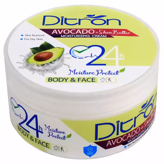 کرم مرطوب کننده حاوی عصاره آووکادو پوست های خشک و حساس دیترون 200 میل