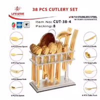 ست قاشق چنگال استیل لایف اسمایل 