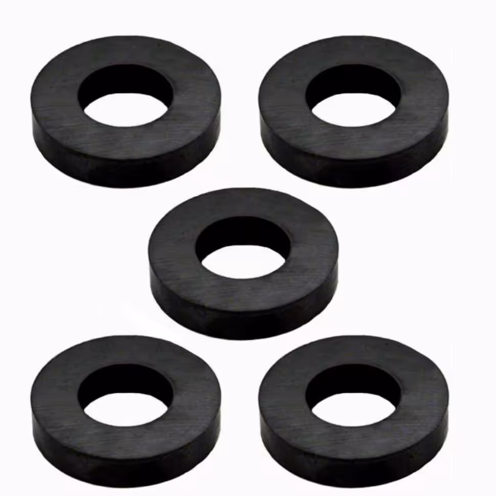 اهنربا واشری بند انگشتی مگنت مشکی آهنربا بسته 25 عددی