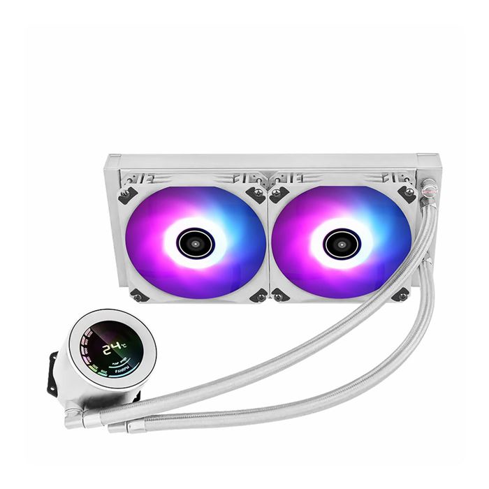 خنک کننده مایع اوست GT AVT240 White ARGB