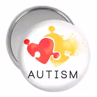 آینه جیبی خندالو مدل اتیسم Autism کد 26730