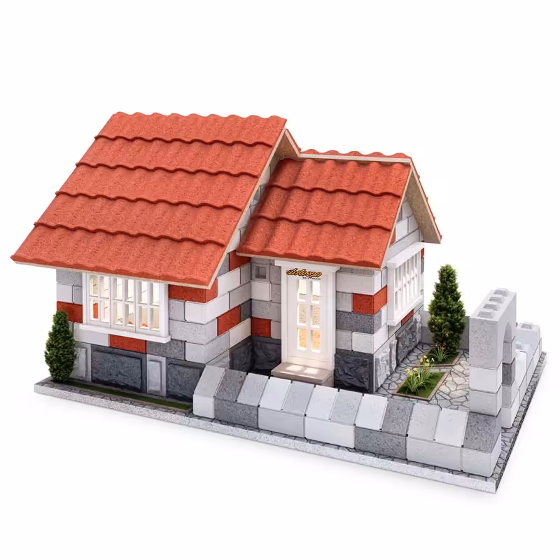 ماکت ویلای ییلاقی مینیاتوری اشل