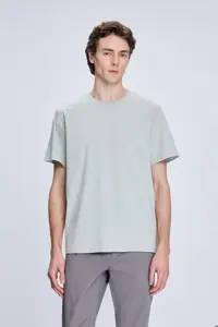 تی شرت خاکستری مردانه GRAY T اورجینال Hatemoğlu