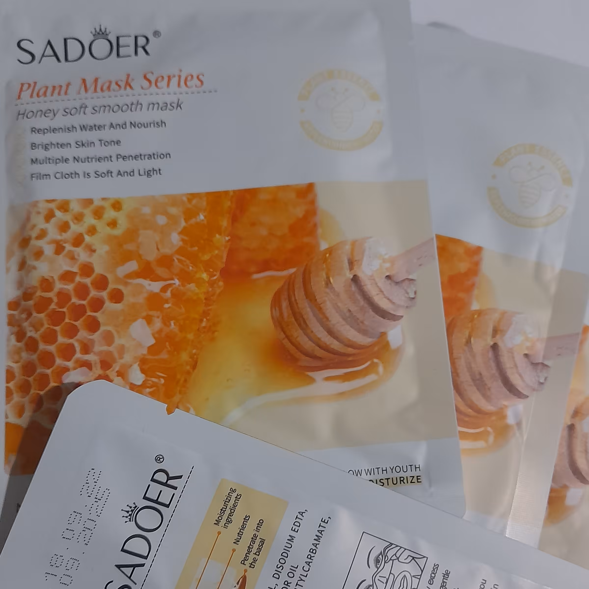 ماسک ورقه ای عسل سادور پنج عددی