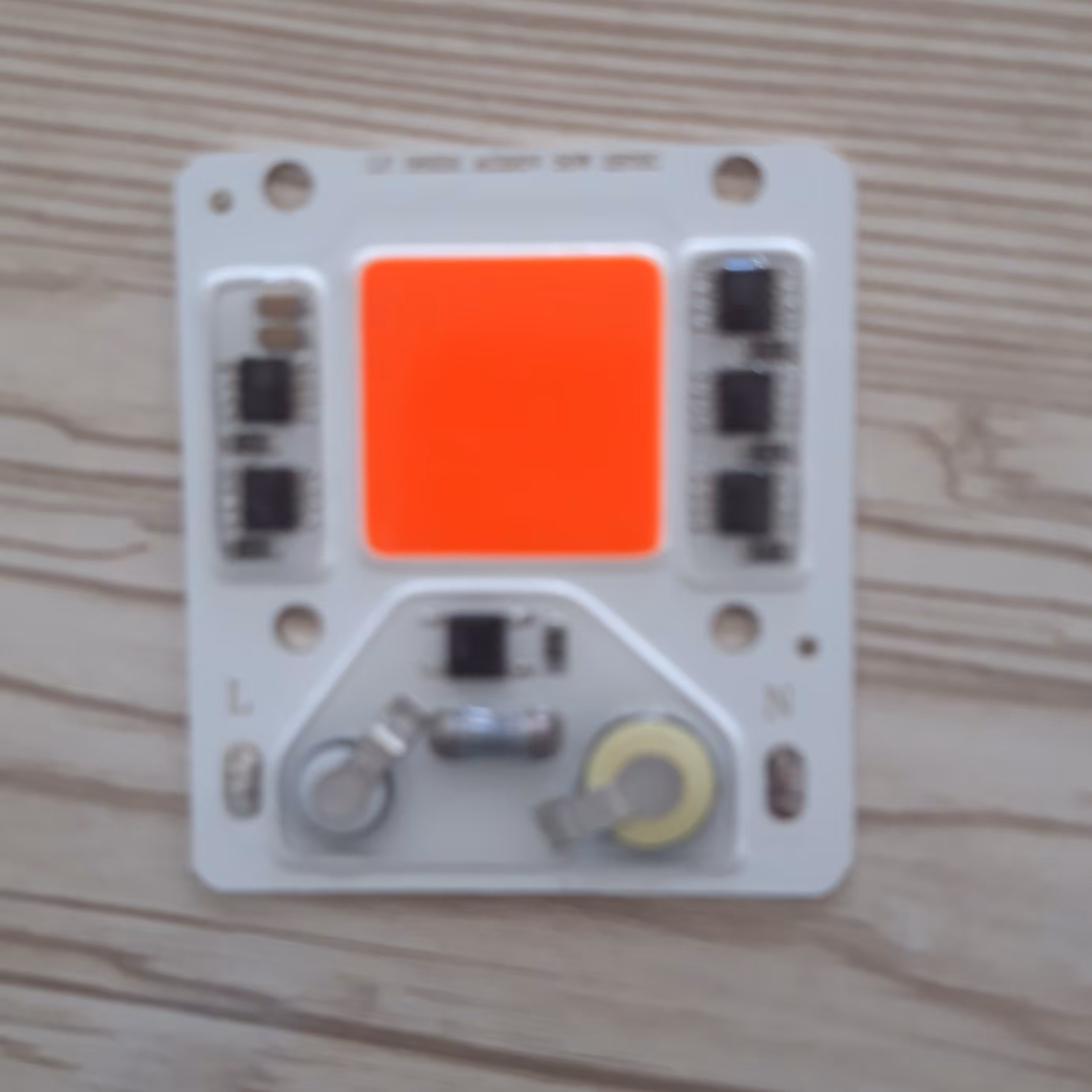 چیپ 50 وات ال ای دی برق مستقیم 220 ولت رنگ قرمز