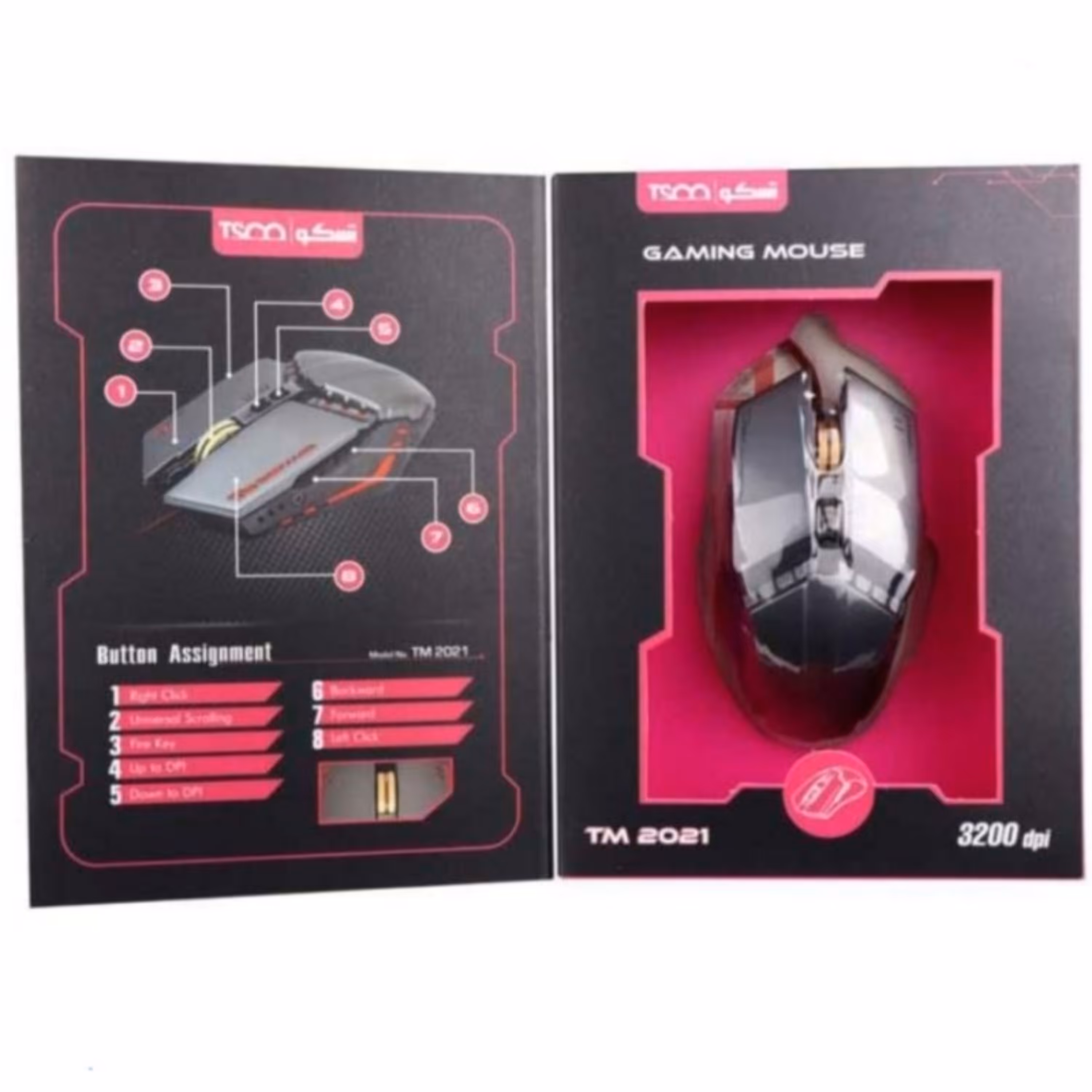 ماوس گیمینگ تسکو مدل  TM 2021