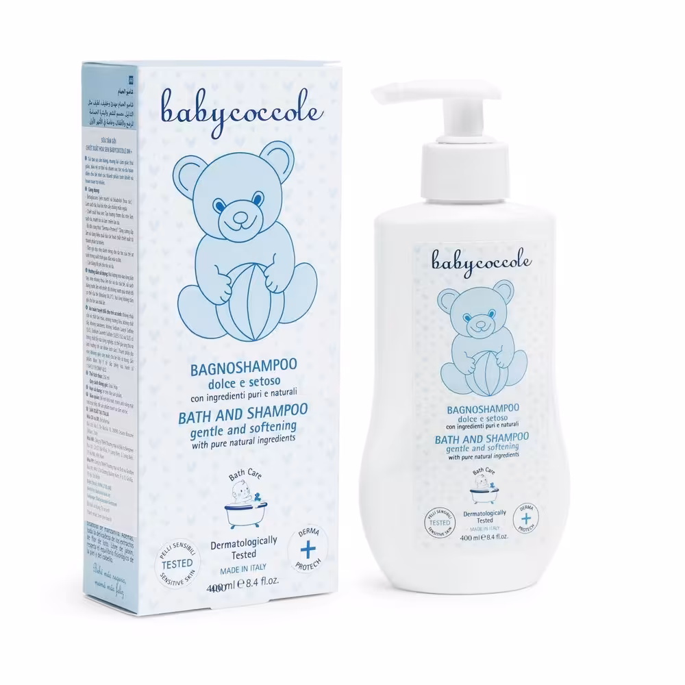 شامپو سر و بدن بیبی کوکول BABY COCCOLE حجم 400 میلی لیتر