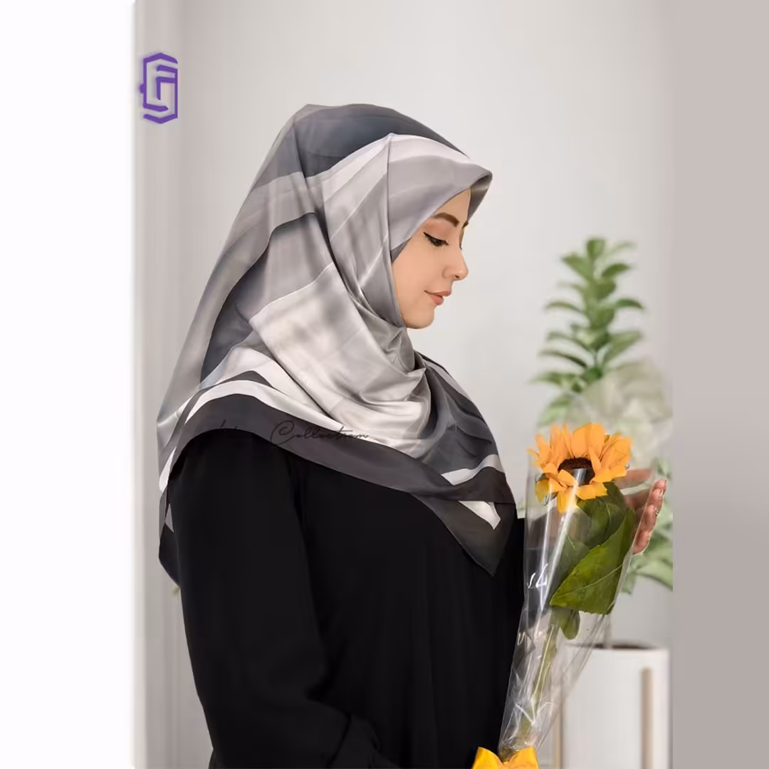 روسری ساتن کد c9174