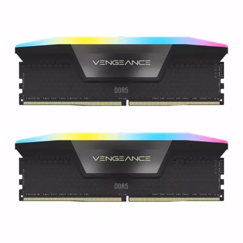 رم کورسیر VENGEANCE RGB 96GB 48GBx2 5600MHz CL40 DDR5