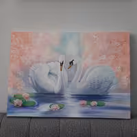 تابلو نقاشی قو