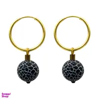 گوشواره طلا 18 عیار زنانه کاپانی مدل ke030