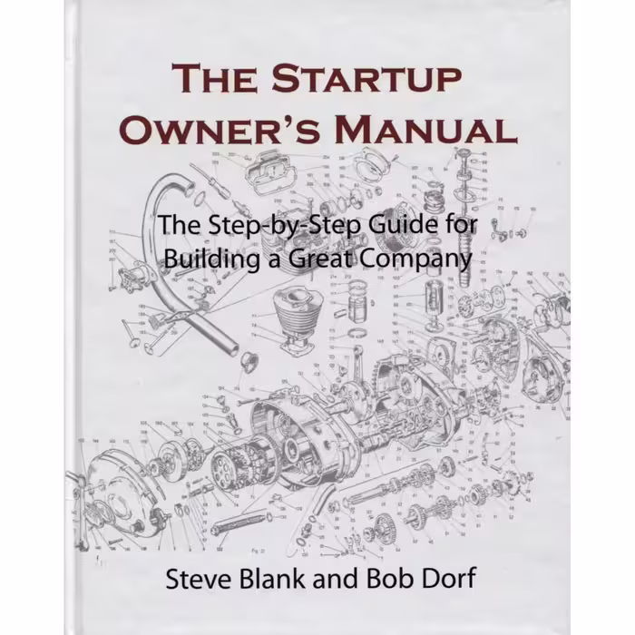 کتاب زبان اصلی The Startup Owners Manual اثر Steve Blank and Bob Dorf