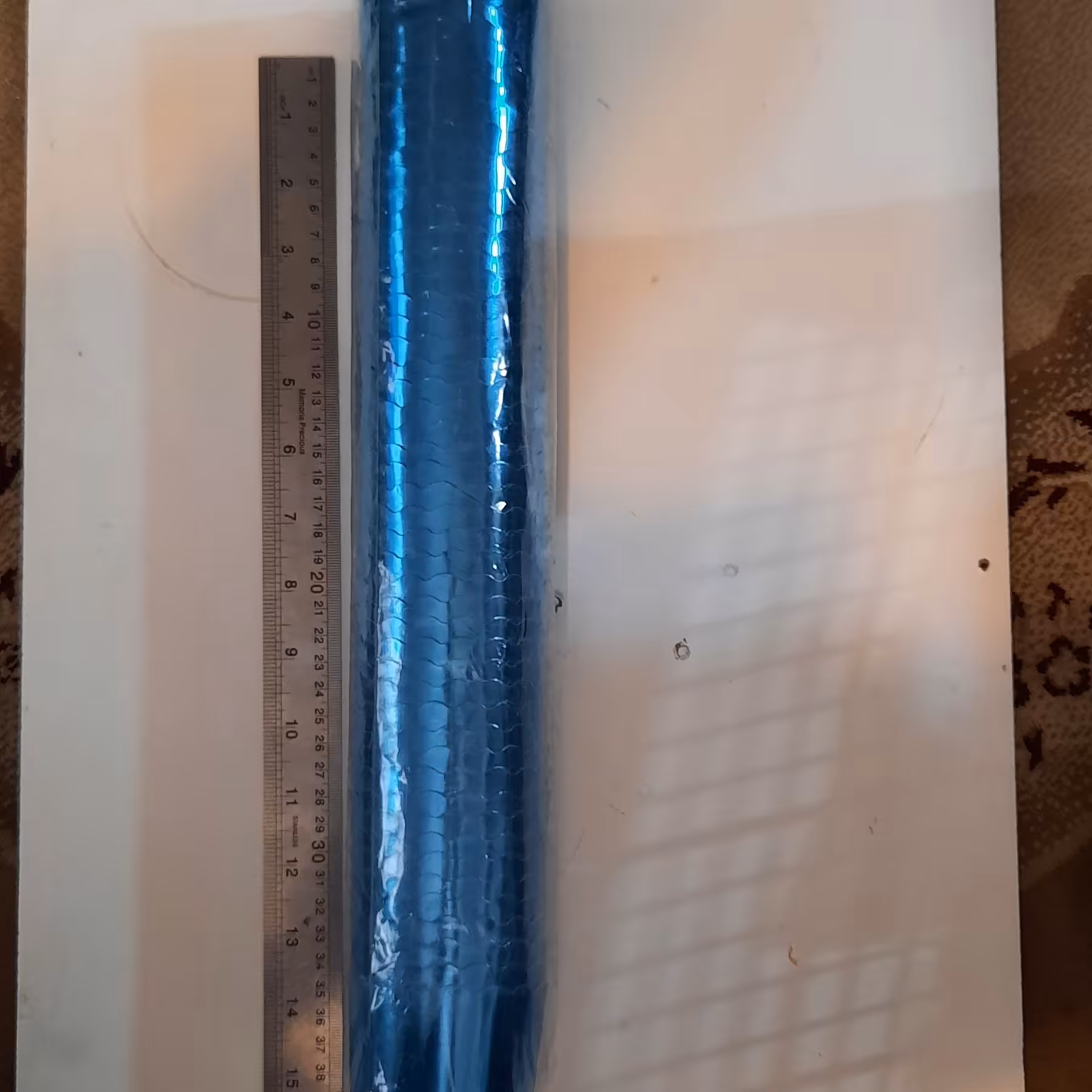 کاغذ مافین آبی رنگ براق 50عددی