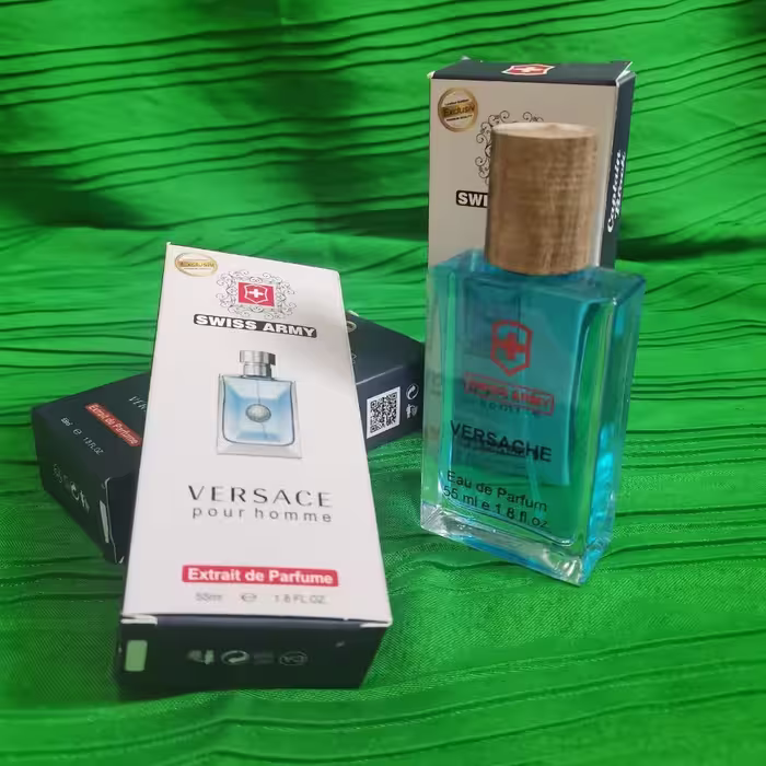 ادکلن عطرجیبیVERSACE POUR hommeسوئیس آرمی مردانه55میل