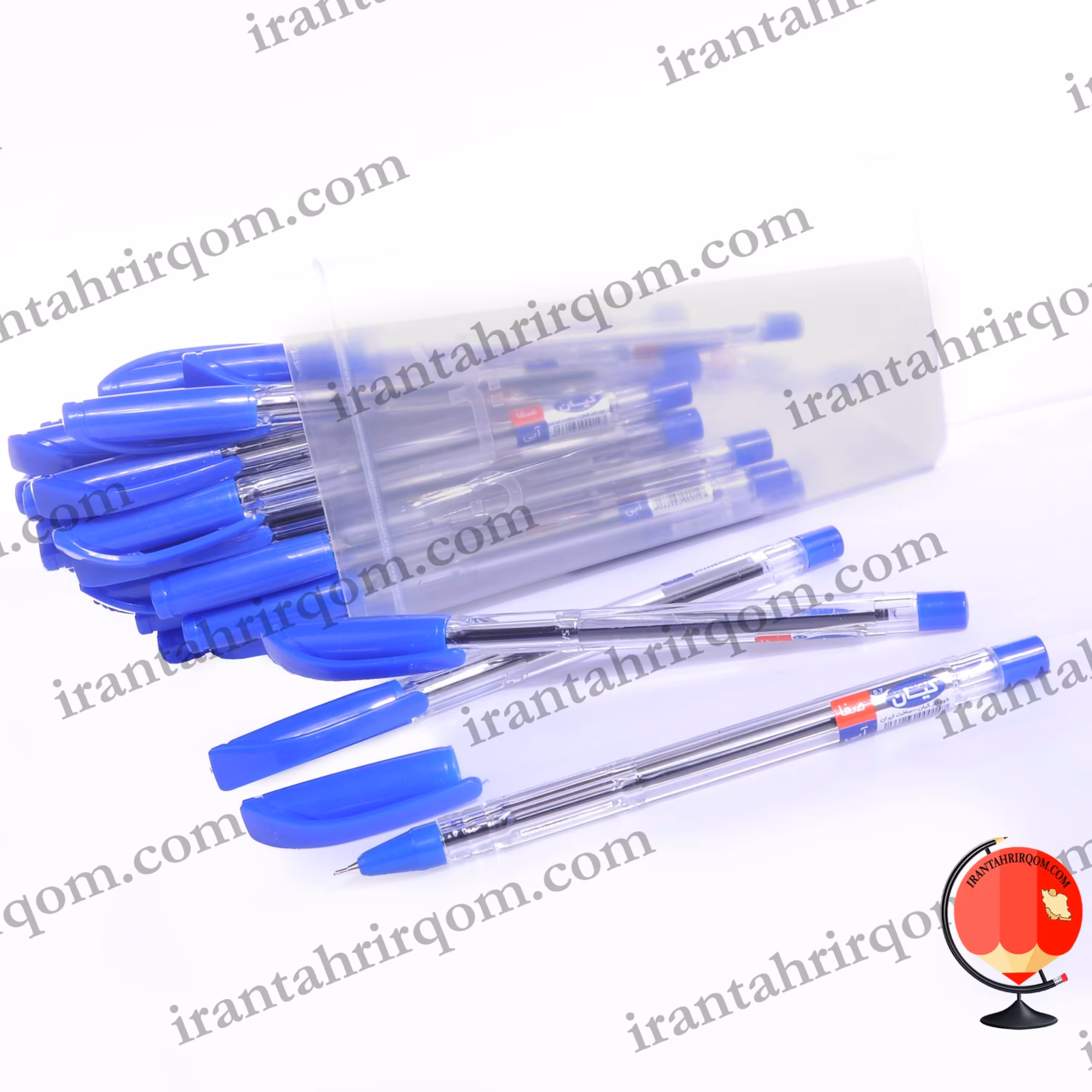 خودکار کیان درشت نویس آبی بسته 50 عددی