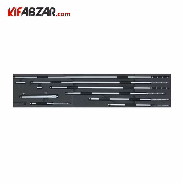 ست میکرومتر میله ای داخل سنج 200-50 میلیمتر آسیمتو مدل 0 12 242