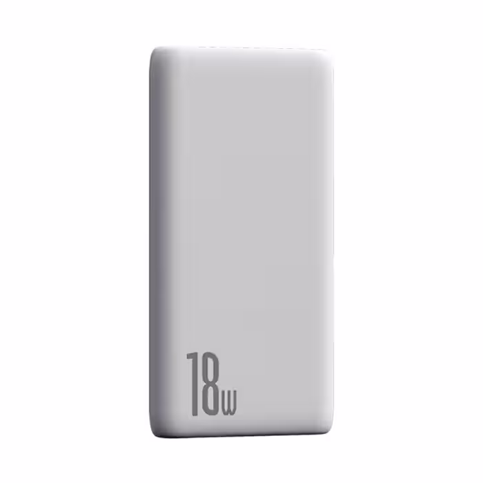 پاور بانک باسئوس Baseus Bipow Quick Charge Power Bank PD QC 10000mAh 18W White