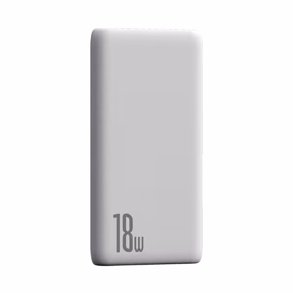 پاور بانک باسئوس Baseus Bipow Quick Charge Power Bank PD QC 10000mAh 18W White