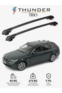 نوار محافظ خودرو مشکی BMW 5 TOURING 2004 2010 TRX1 CARRIER قفل جستجو SEAN CARRIT SUILING BAR سیاه Thunder