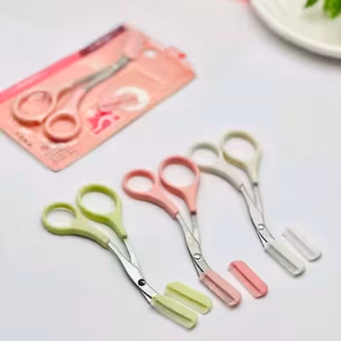 قیچی ابرو شانه دار فانتزی کوچک