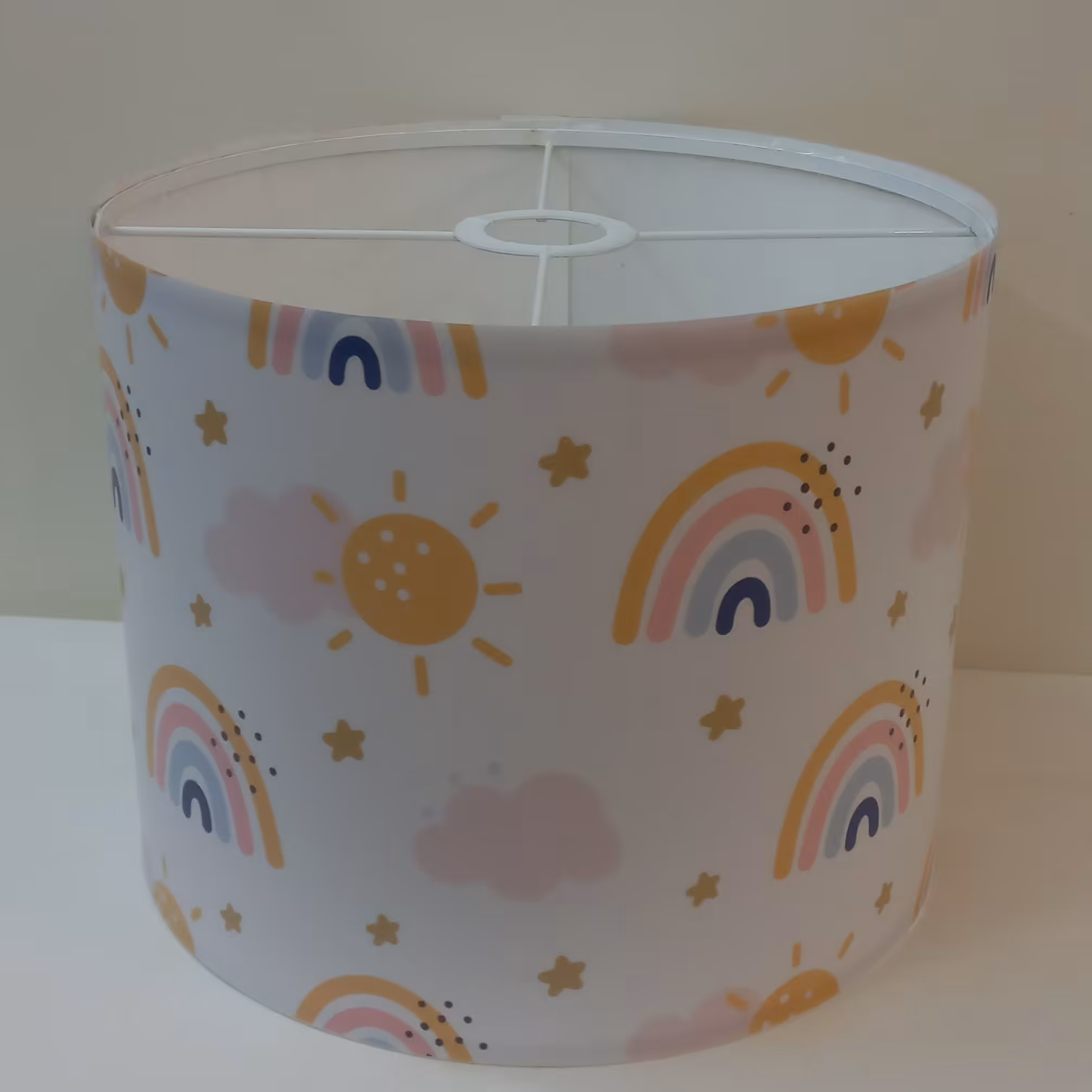 لوستر کودک قطر 30 طرح رنگین کمان و خورشید