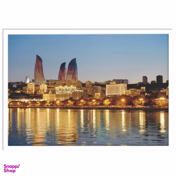 تابلو نوری بکلیت طرح درونمای شهری باکو مدل W-14197