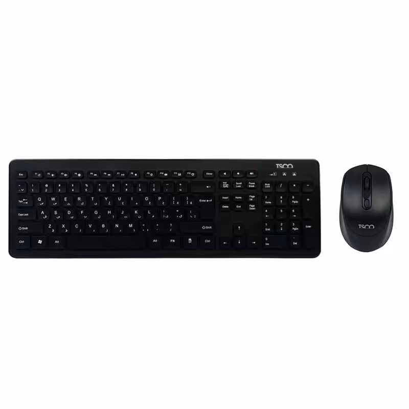 کیبورد و ماوس بی‌سیم تسکو مدل TKM 7011WTSCO TKM 7011W Wireless Keyboard And Mouse