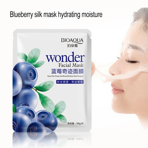ماسک ورقه ای بلوبری آبرسان و مرطوب کننده - BIOAQUA