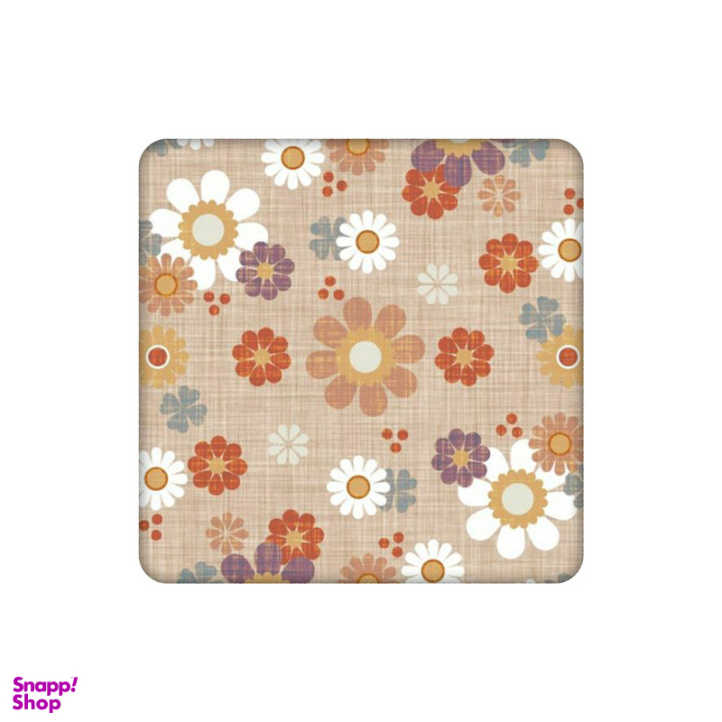 زیر لیوانی طرح بک گراند گل های کاغذ دیواری کد 7797971