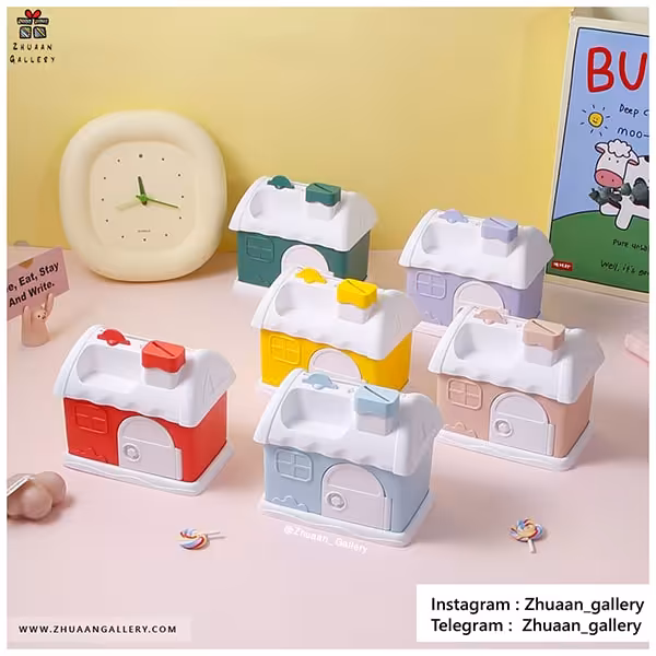 صندوقچه شخصی کلید دار طرح کلبه جنگلی