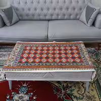 سفره قلمکاراصفهان سایز60در120 مناسب جانمازقابل شستشو